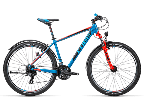 Cube Aim Allroad 27.5 caribbeanblue´n´flashred 2016