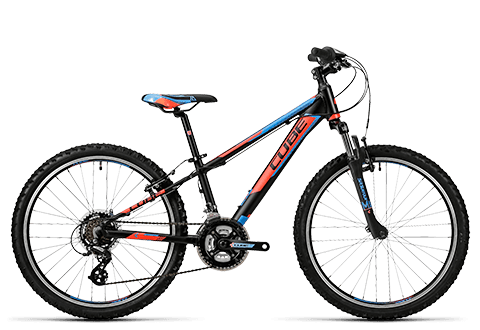 Cube Kid 240 black´n´flashred´n´blue 2016