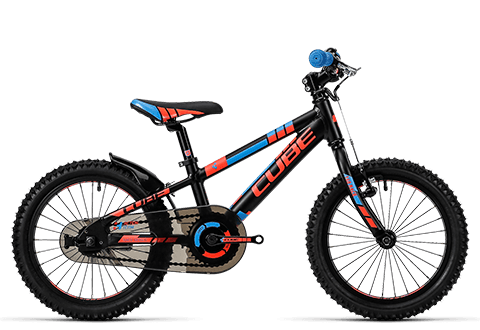 Cube Kid 160 black´n´flashred´n´blue 2016