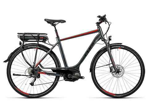 Cube Touring Hybrid 400 grey´n´red 2016