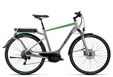 Cube Touring Hybrid Pro 400 silver´n´flashgreen 2016