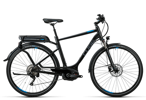 Cube Touring Hybrid EXC 400 black´n´flashblue 2016