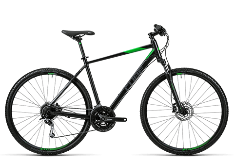 Cube Nature black flashgreen grey 2016