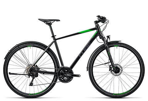 Cube Nature Allroad black flashgreen grey 2016