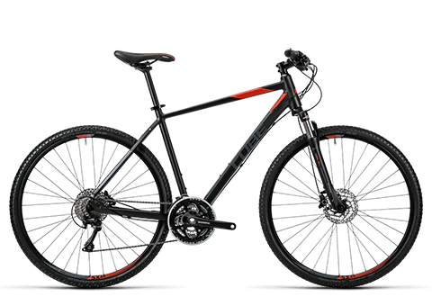 Cube Cross black grey flashred 2016