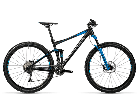 Cube Stereo 120 HPA Race black´n´blue 2016