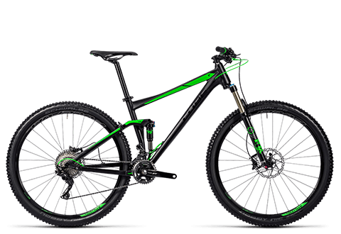 Cube Stereo 120 HPA SL black´n´green 2016