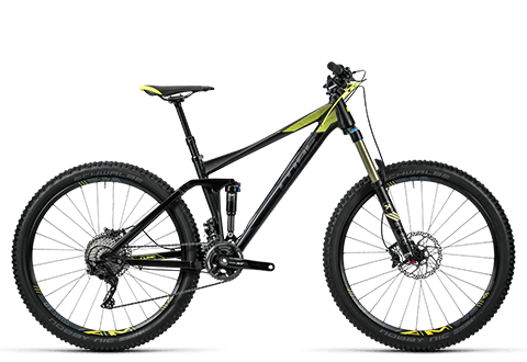 Cube Stereo 140 HPA Race 27.5 black´n´flashyellow 2016