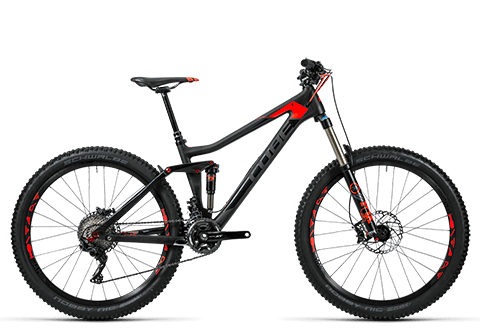 Cube Stereo 140 C:62 Race 27.5 carbon´n´flashred 2016