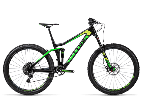 Cube Stereo 140 C:62 SL 27.5 carbon´n´green 2016