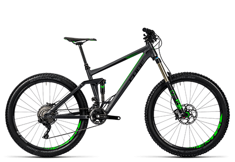 Cube Stereo 160 HPA SL 27.5 iridium´n´green 2016