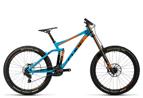 Cube TWO15 HPA SL 27.5 powderblue´n´flashred 2016