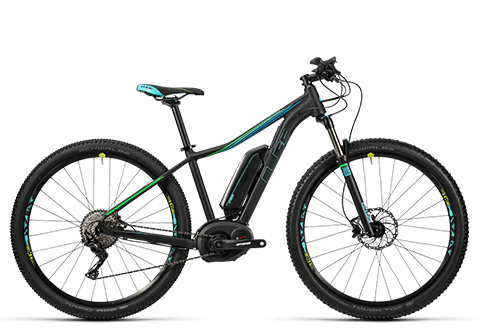 Cube Access WLS Hybrid Race 400 black aqua flashgreen 2016