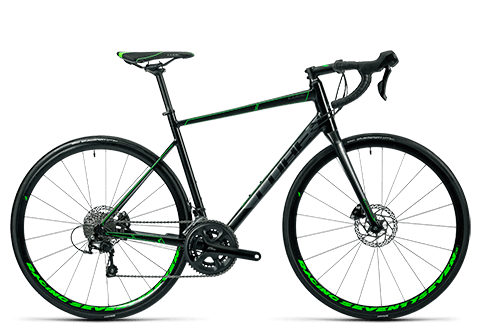 Cube Attain SL Disc black´n´green 2016