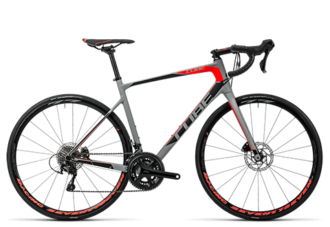 Cube Attain GTC Pro Disc grey´n´flashred 2016