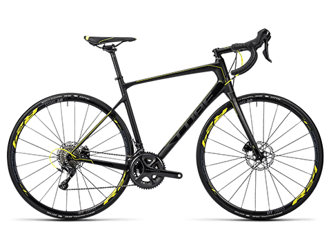 Cube Attain GTC SL Disc carbon´n´flashyellow 2016