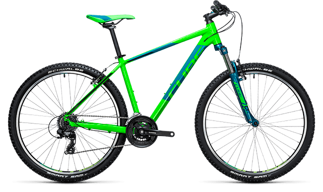 CUBE Aim 27.5 green´n´blue 2017