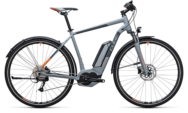 CUBE Cross Hybrid ONE Allroad 400 grey´n´orange 2017