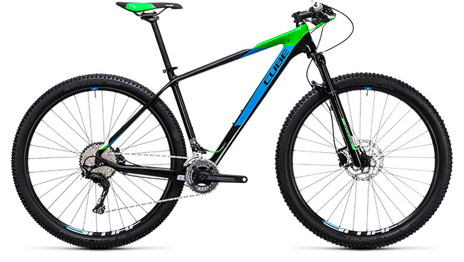 CUBE Reaction GTC 2x carbon´n´green 2017