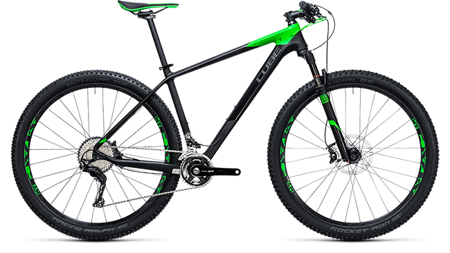 CUBE Reaction GTC Race 2x carbon´n´green 2017