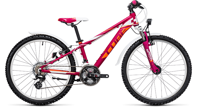 CUBE Kid 240 Allroad girl berry´n´white 2017