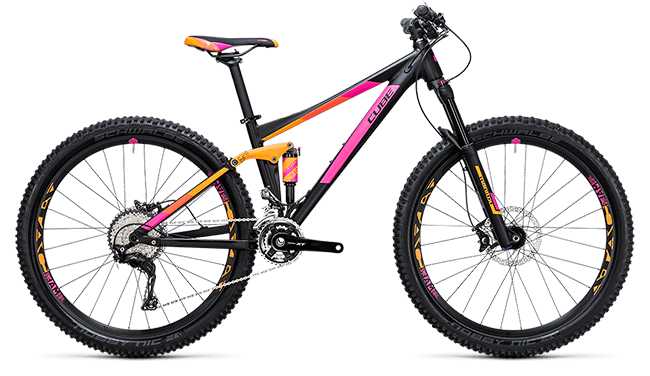 CUBE Sting WLS 120 Pro 2x black´n´orange 2017