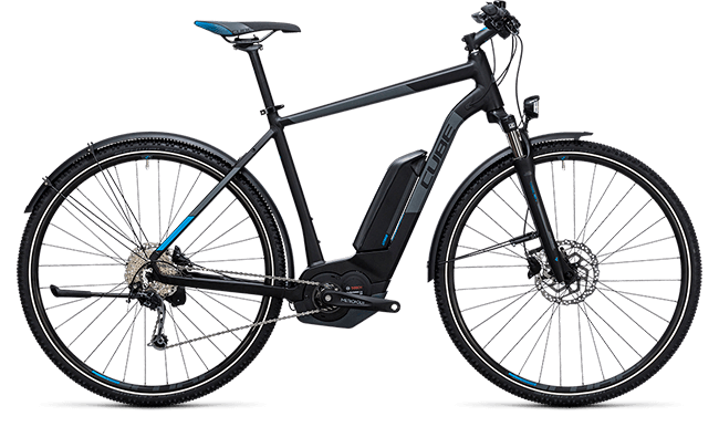 CUBE Cross Hybrid Pro Allroad 400 black´n´blue 2017