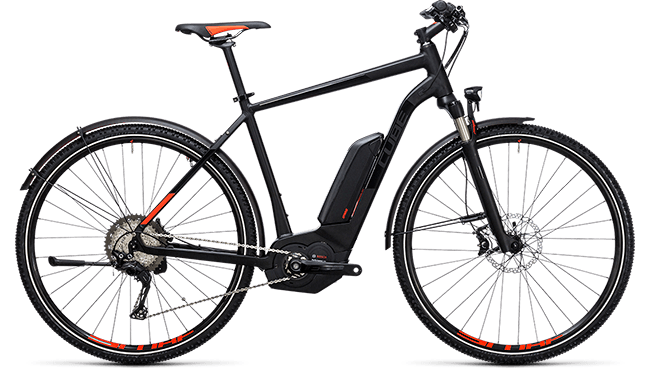 CUBE Cross Hybrid SL Allroad 500 black´n´flashred 2017