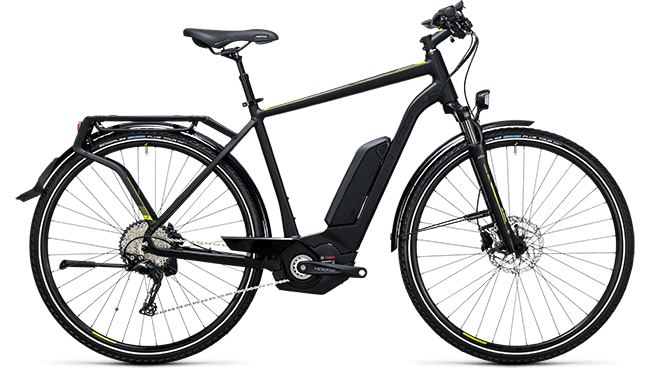 CUBE Touring Hybrid Exc 400 black´n´lime 2017