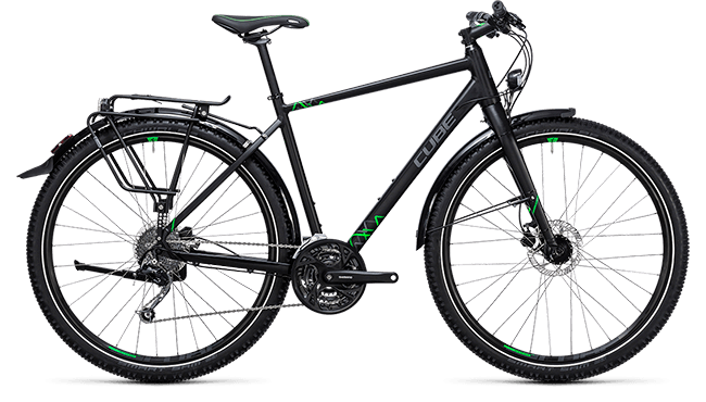 CUBE Travel black´n´green 2017