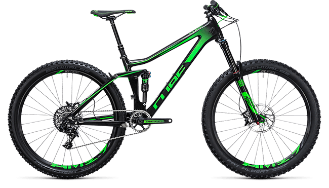 CUBE Stereo 140 C:62 SL 27.5 carbon´n´green 2017