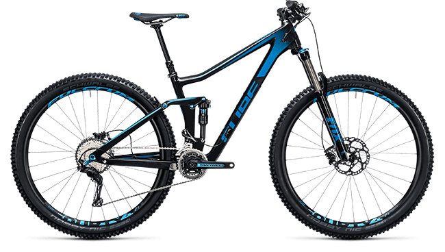 CUBE Stereo 140 C:62 Race 29 carbon´n´blue 2017