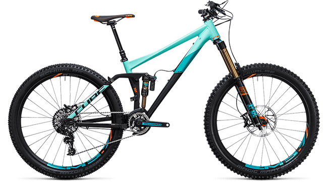 CUBE Fritzz 180 HPA SL 27.5 black´n´mint 2017