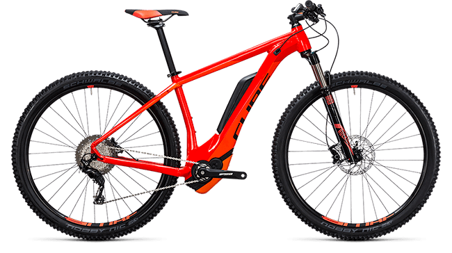 CUBE Reaction Hybrid HPA SL 500 red´n´flashorange 2017