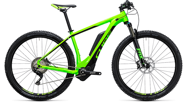 CUBE Reaction Hybrid HPA SLT 500 green´n´flashgreen 2017