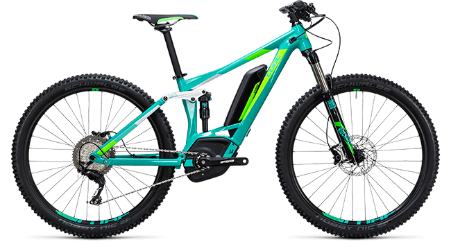 CUBE Sting WLS Hybrid 120 SL 500 27.5 mint´n´flashgreen 2017