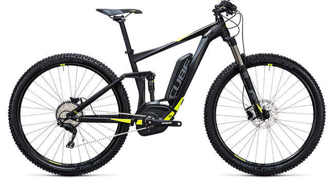 CUBE Stereo Hybrid 120 HPA Pro 400 black´n´flashyellow 2017