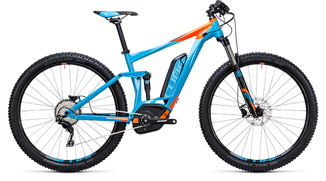 CUBE Stereo Hybrid 120 HPA Pro 400 blue´n´flashorange 2017