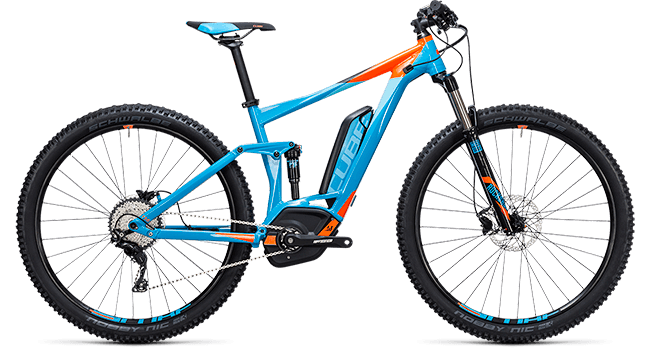 CUBE Stereo Hybrid 120 HPA Pro 500 blue´n´flashorange 2017