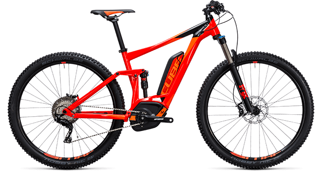 CUBE Stereo Hybrid 120 HPA Race 500 red´n´flashorange 2017