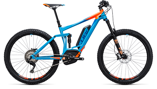 CUBE Stereo Hybrid 140 HPA Race 500 27.5 blue´n´flashorange 2017