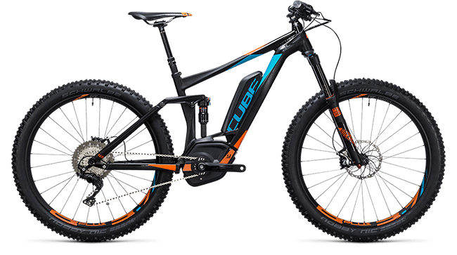 CUBE Stereo Hybrid 140 HPA SL 500 27.5+ petrol´n´flashorange 2017