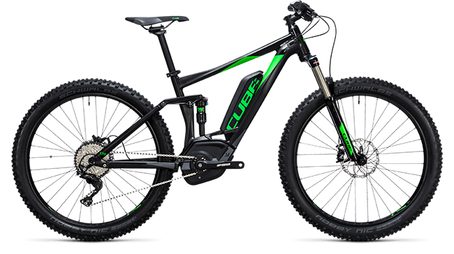 CUBE Stereo Hybrid 120 HPA Race 500 27.5+ black´n´green 2017