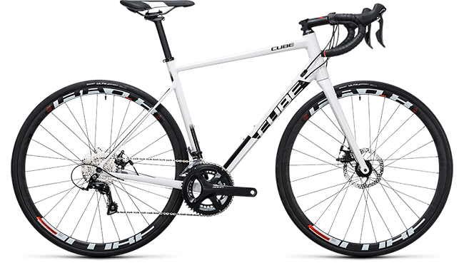 CUBE Attain Pro Disc white´n´black 2017