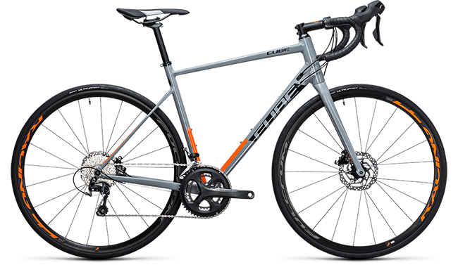 CUBE Attain Race Disc grey´n´flashorange 2017