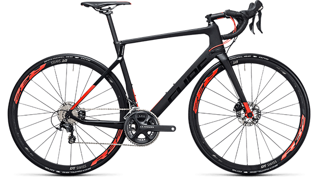 CUBE Agree C:62 Race Disc carbon´n´flashred 2017