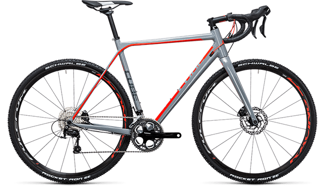 CUBE Cross Race Pro grey´n´flashred 2017