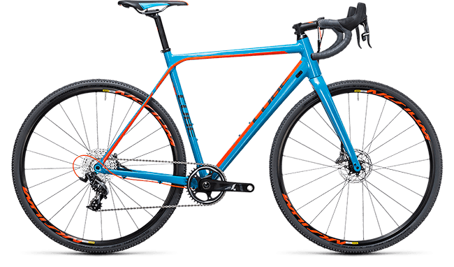 CUBE Cross Race SLT blue´n´flashorange 2017