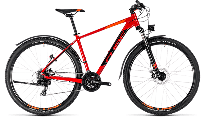 CUBE Aim Allroad red´n´black 2018