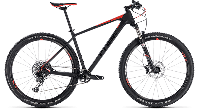 CUBE Reaction C:62 Pro carbon´n´red 2018